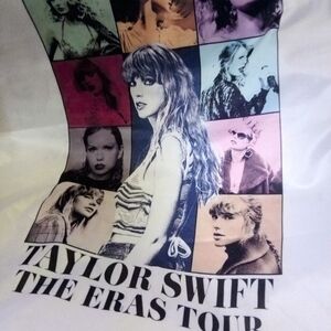 Taylor Swift The Eras Tour Kids Tee - White
